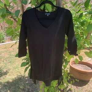 Black sweater with Fringe